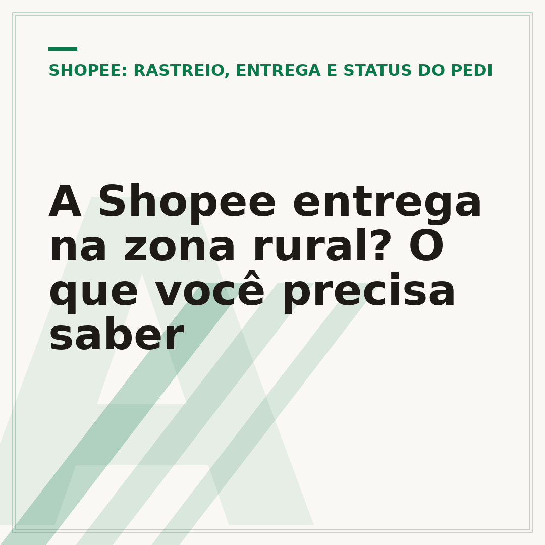 A Shopee entrega na zona rural? O que você precisa saber