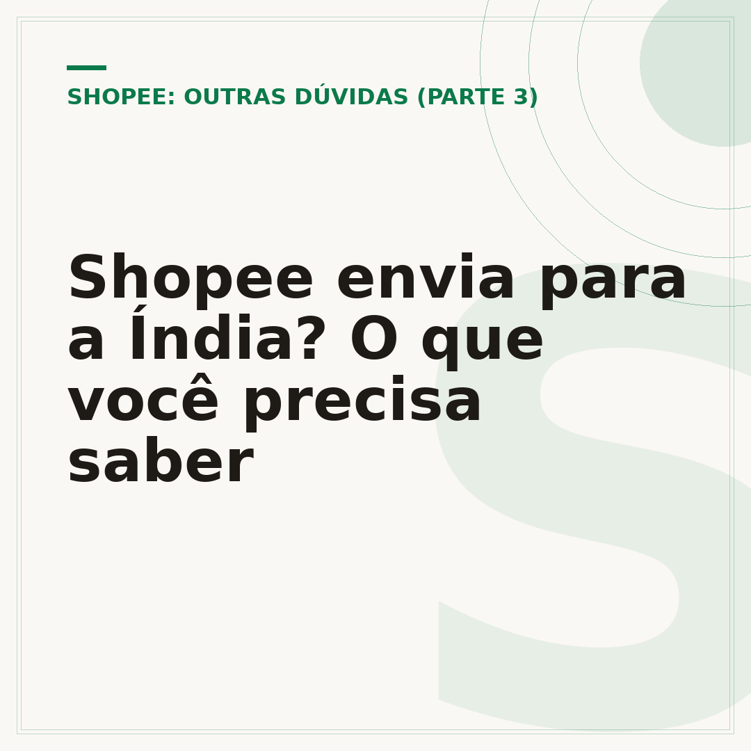 Shopee envia para a Índia? O que você precisa saber