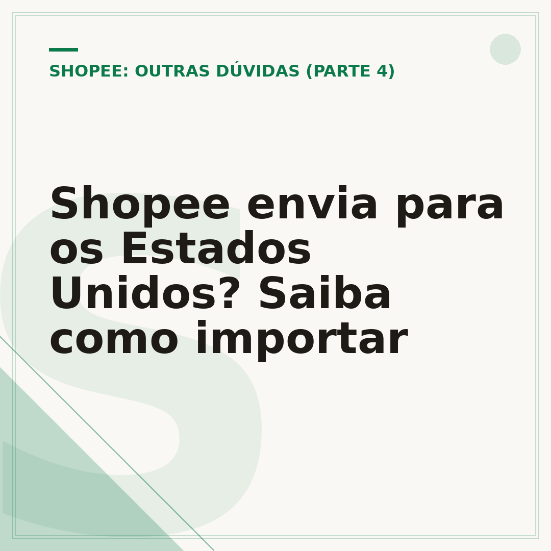 Shopee envia para os Estados Unidos? Saiba como importar