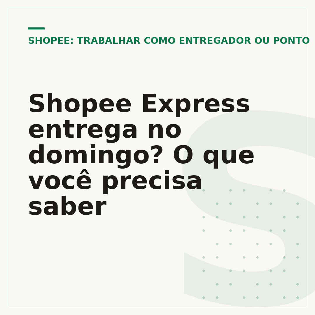Shopee Express entrega no domingo? O que você precisa saber
