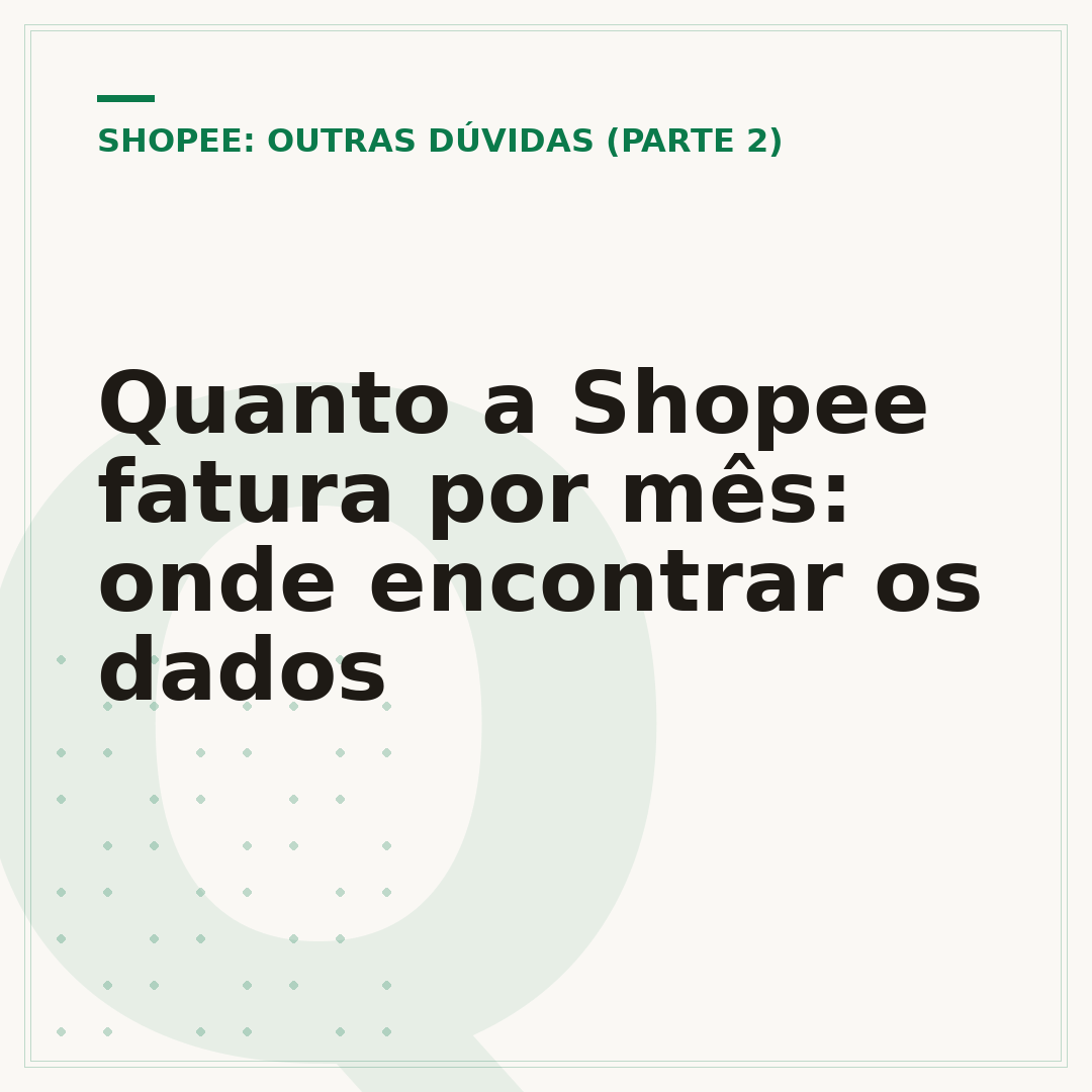 Quanto a Shopee fatura por mês: onde encontrar os dados