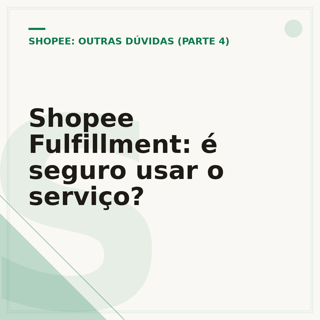 Shopee Fulfillment: é seguro usar o serviço?