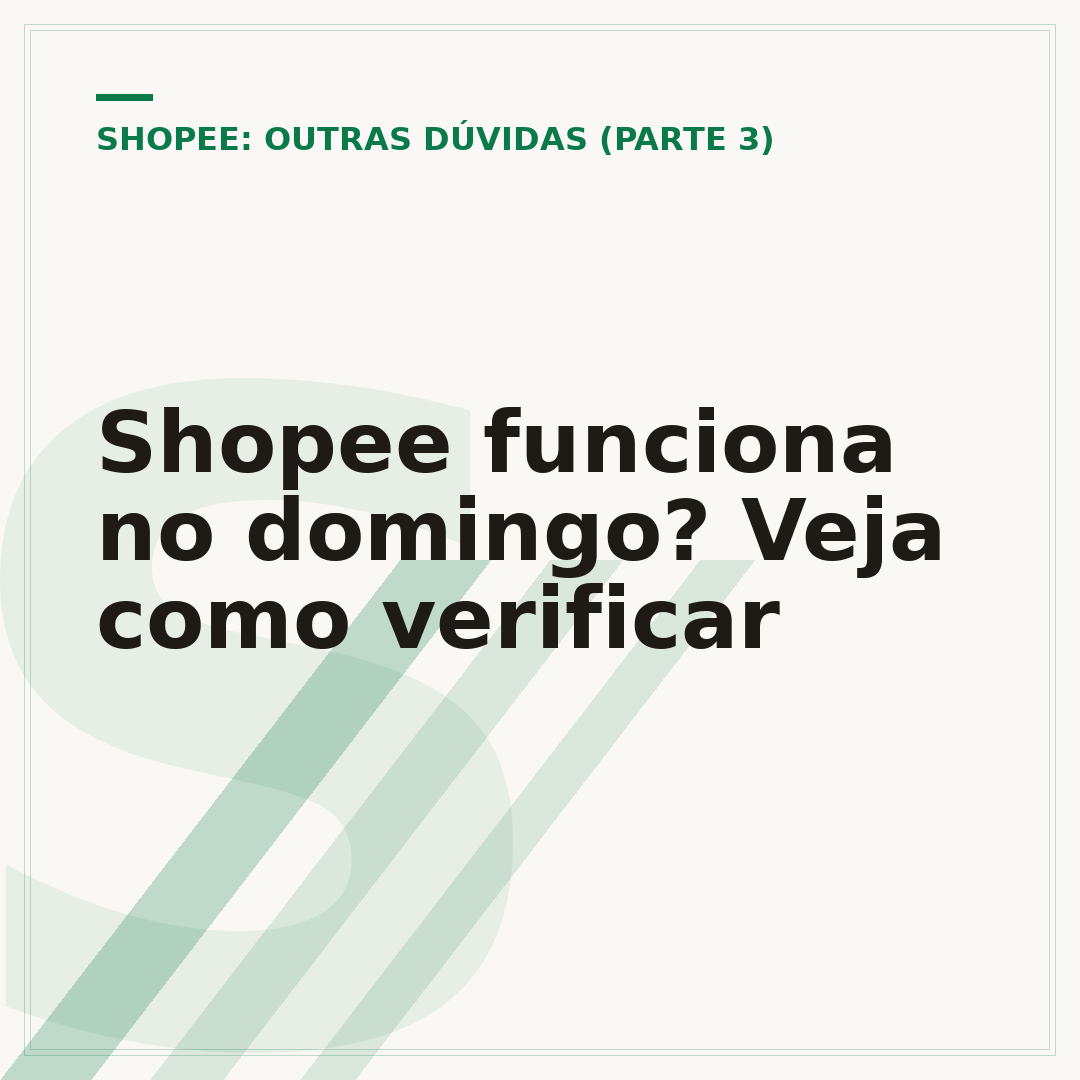 Shopee funciona no domingo? Veja como verificar