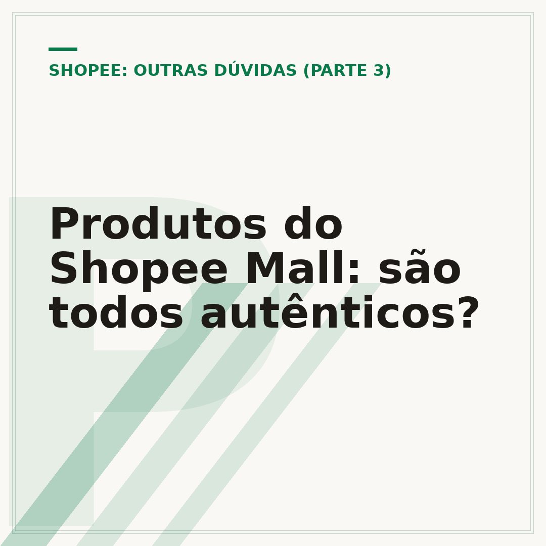 Produtos do Shopee Mall: são todos autênticos?