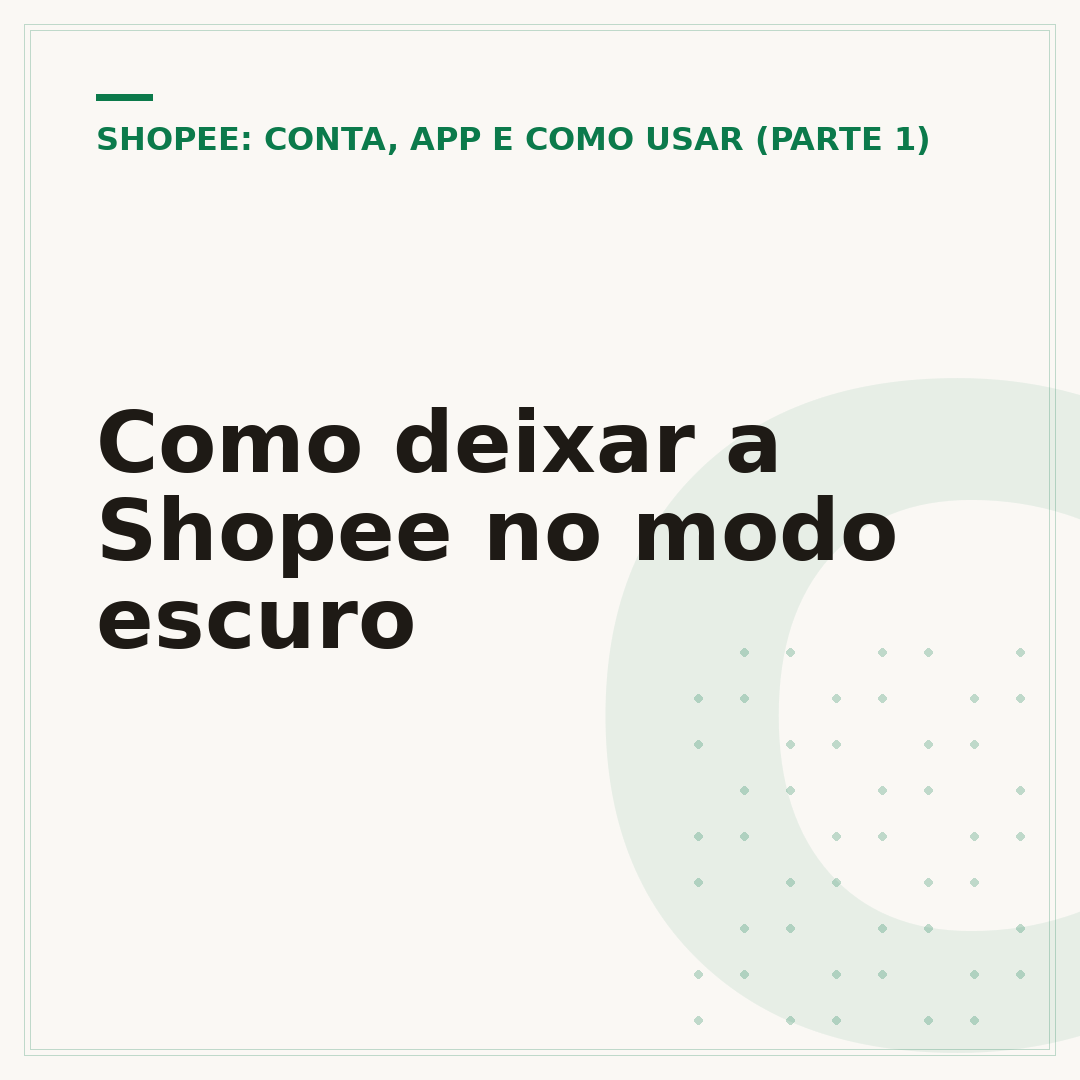 Como deixar a Shopee no modo escuro