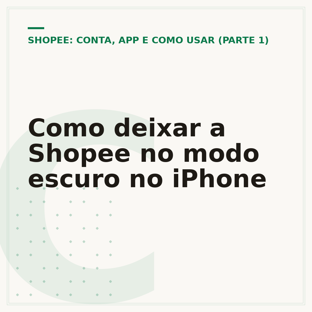 Como deixar a Shopee no modo escuro no iPhone