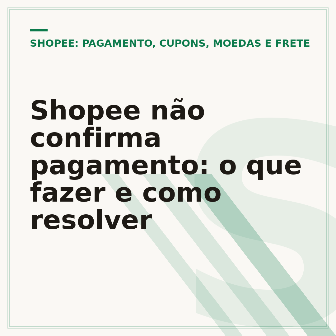 Shopee não confirma pagamento: o que fazer e como resolver