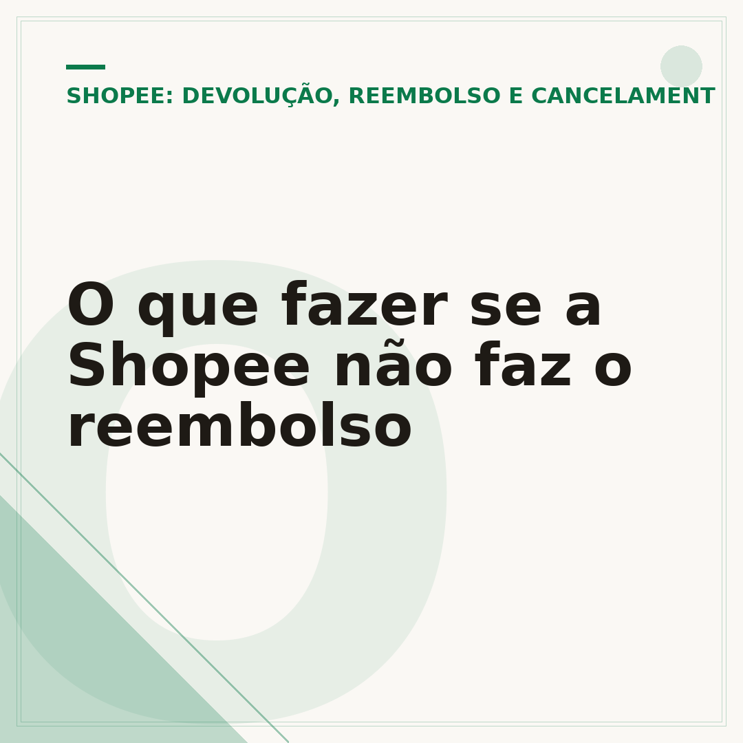 O que fazer se a Shopee não faz o reembolso