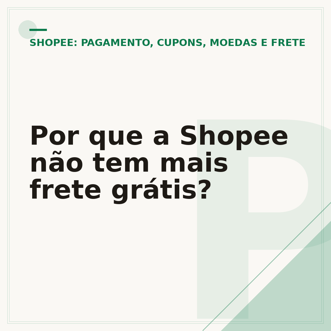 Por que a Shopee não tem mais frete grátis?