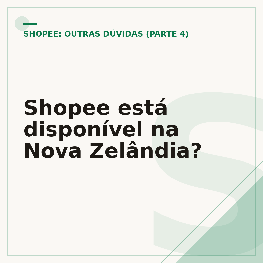 Shopee está disponível na Nova Zelândia?