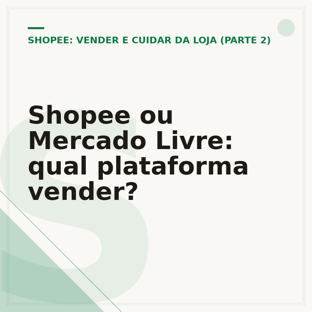 Shopee ou Mercado Livre: qual plataforma vender?