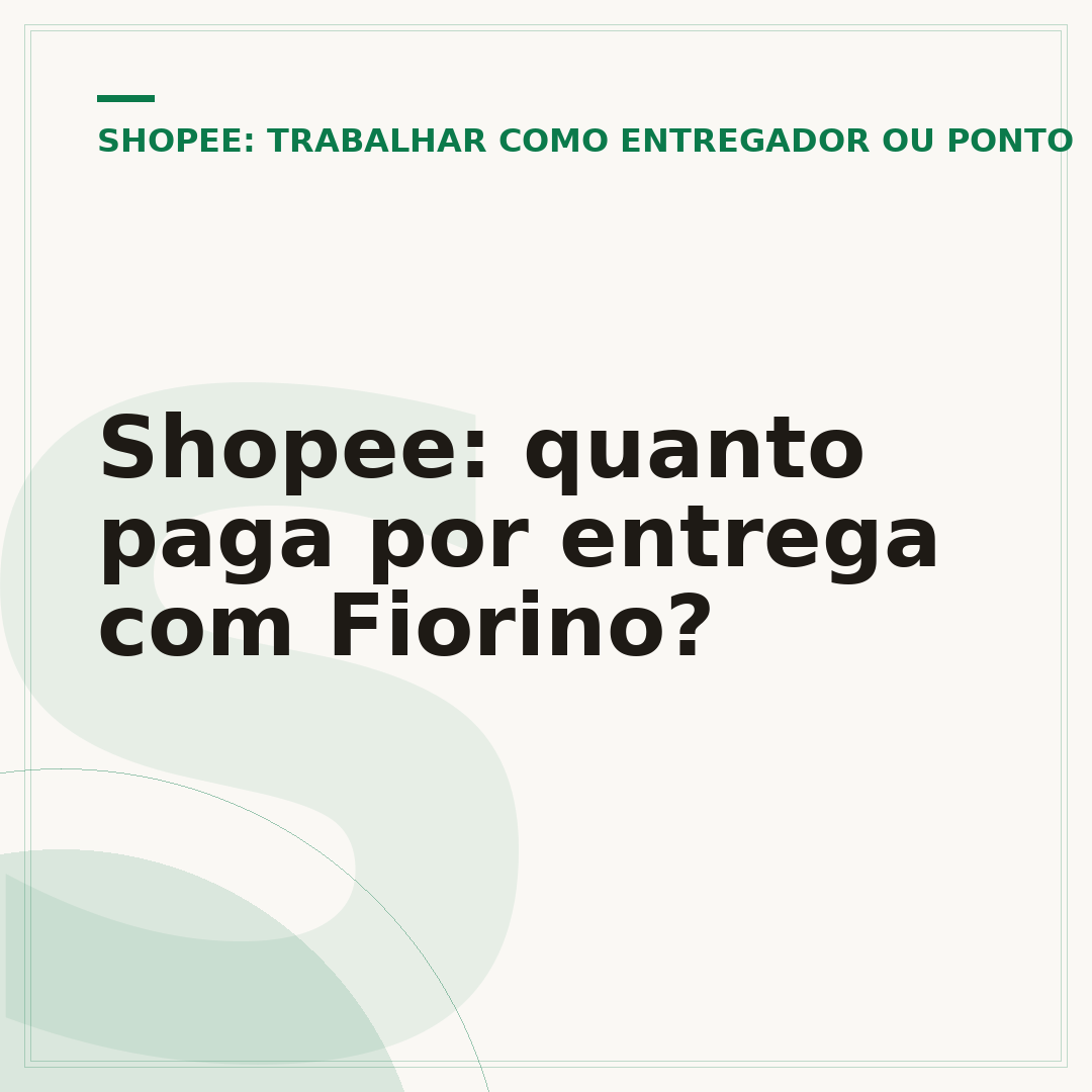 Shopee: quanto paga por entrega com Fiorino?