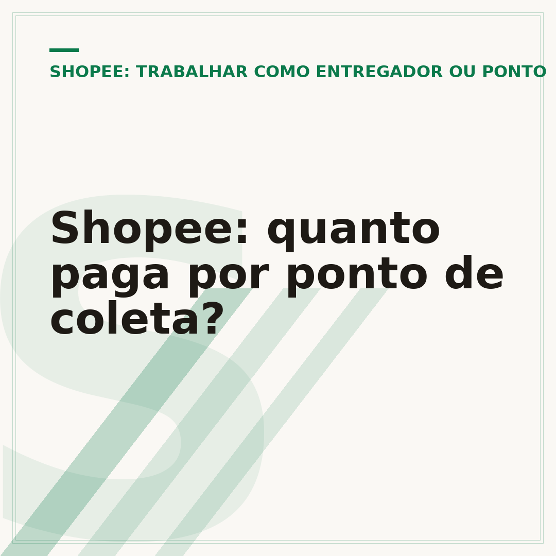 Shopee: quanto paga por ponto de coleta?