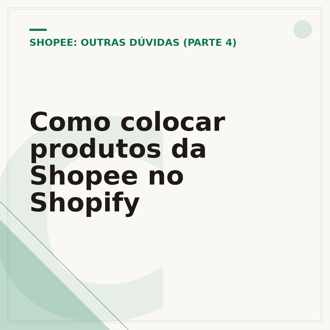 Como colocar produtos da Shopee no Shopify