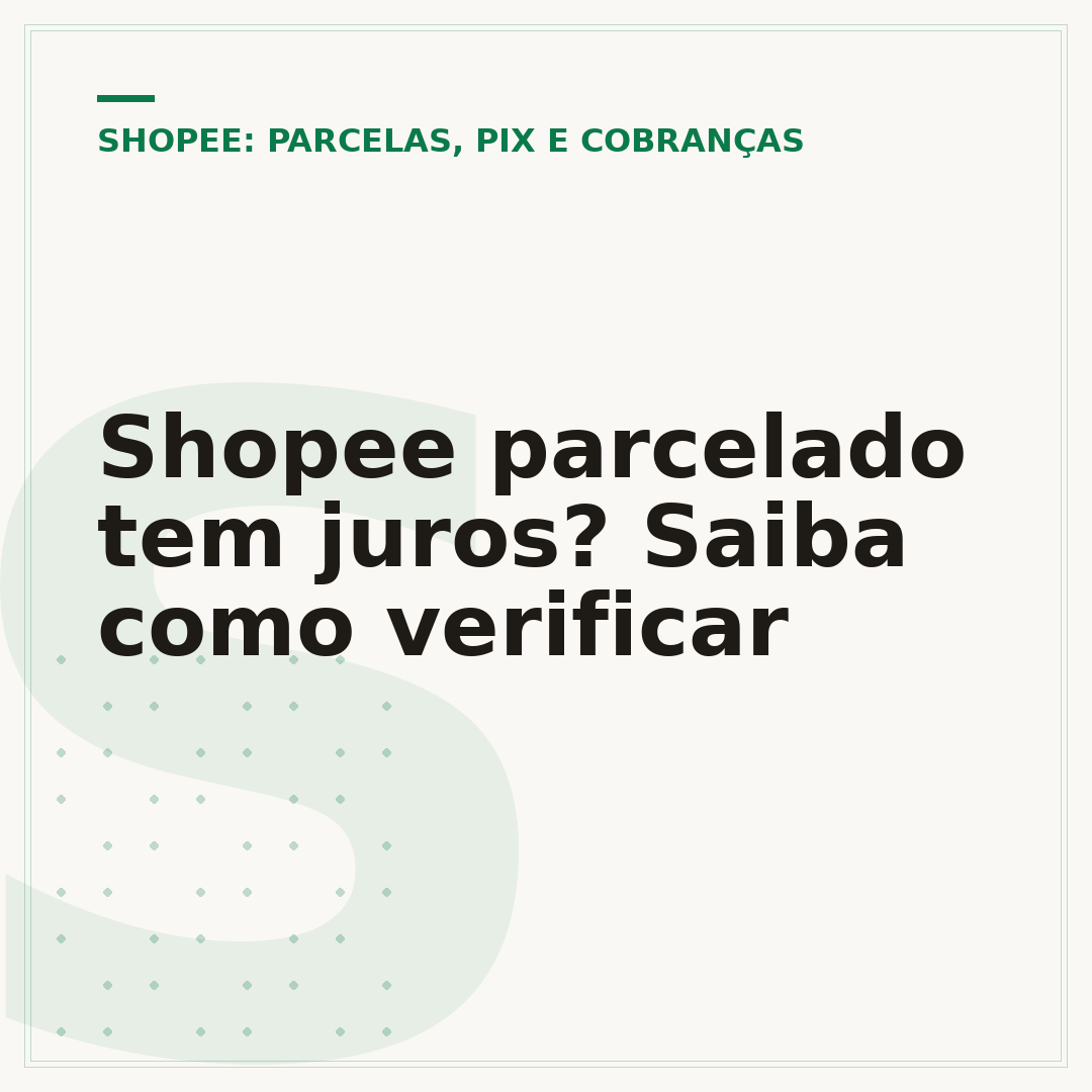 Shopee parcelado tem juros? Saiba como verificar