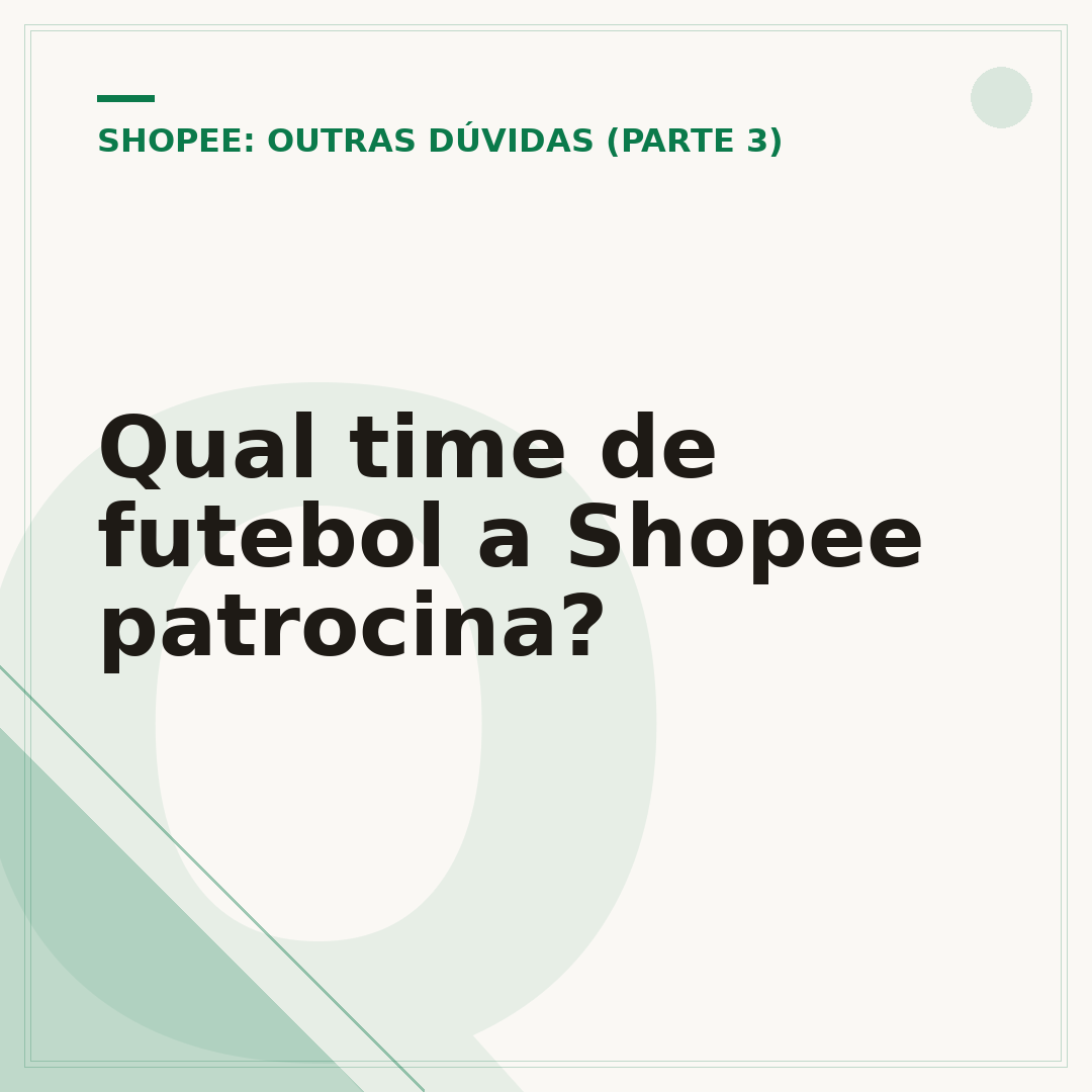 Qual time de futebol a Shopee patrocina?