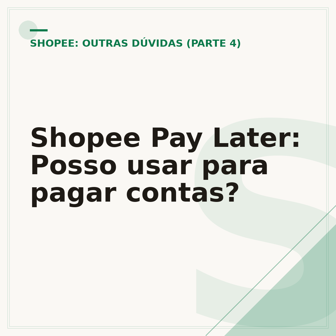 Shopee Pay Later: Posso usar para pagar contas?
