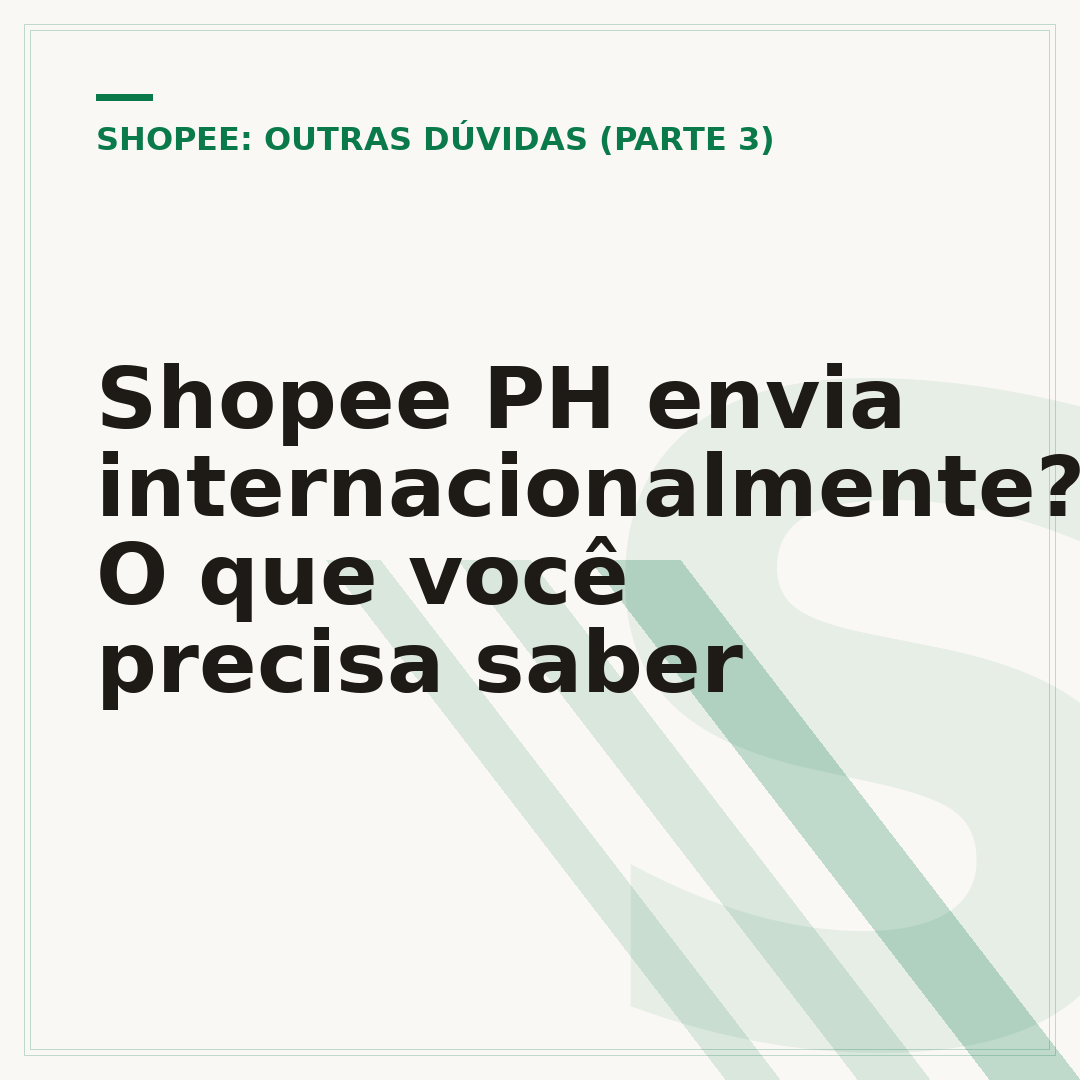 Shopee PH envia internacionalmente? O que você precisa saber