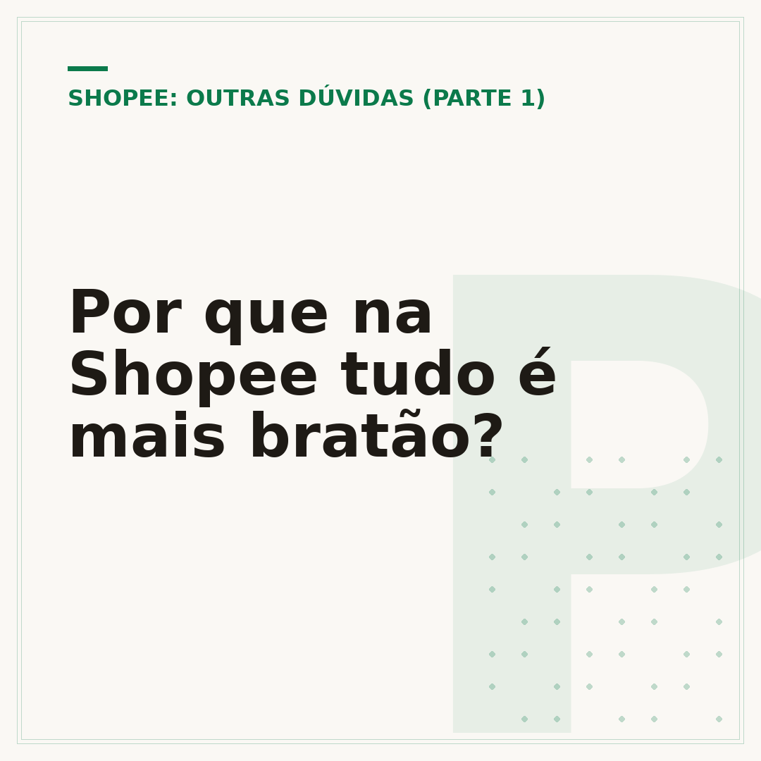Por que na Shopee tudo é mais bratão?