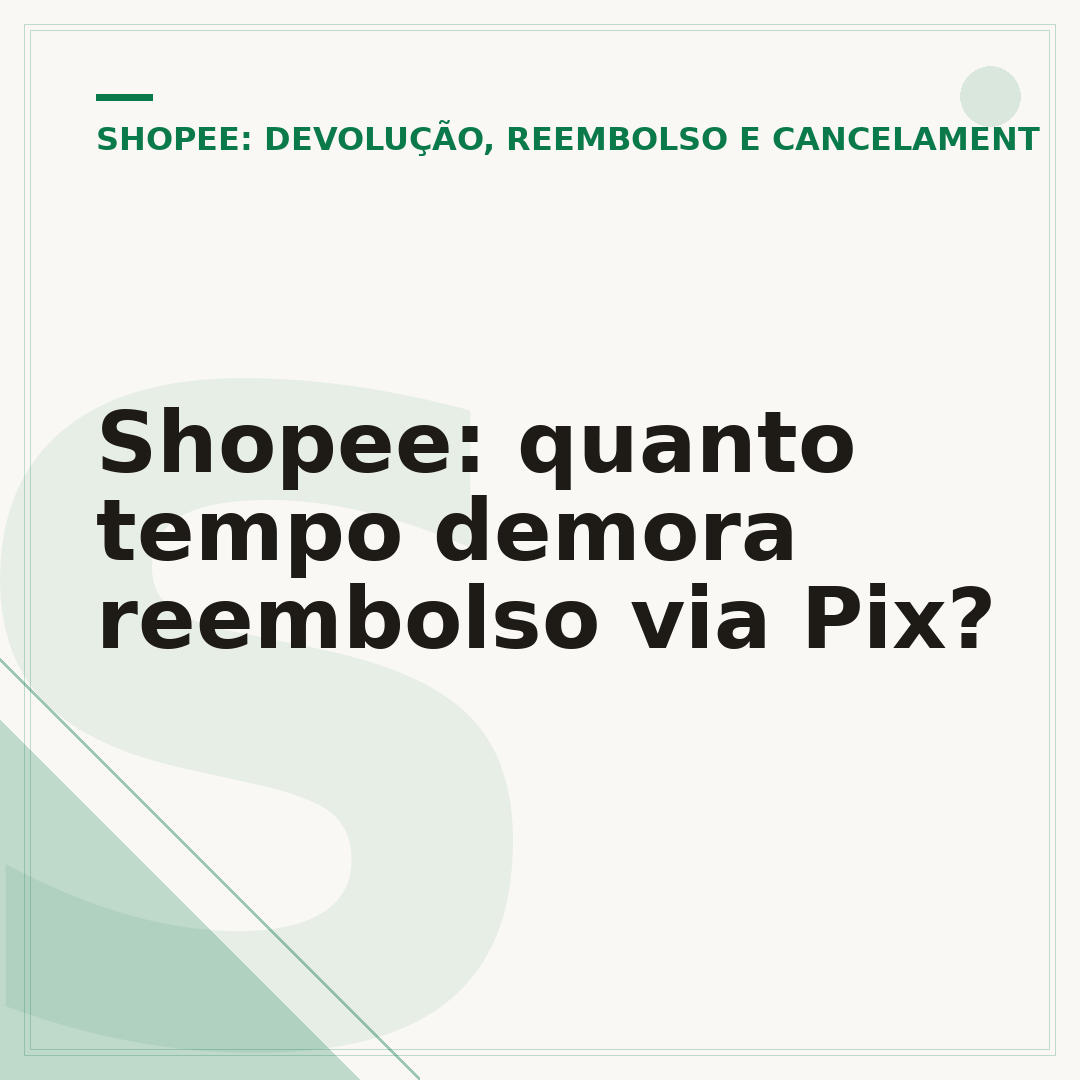 Shopee: quanto tempo demora reembolso via Pix?