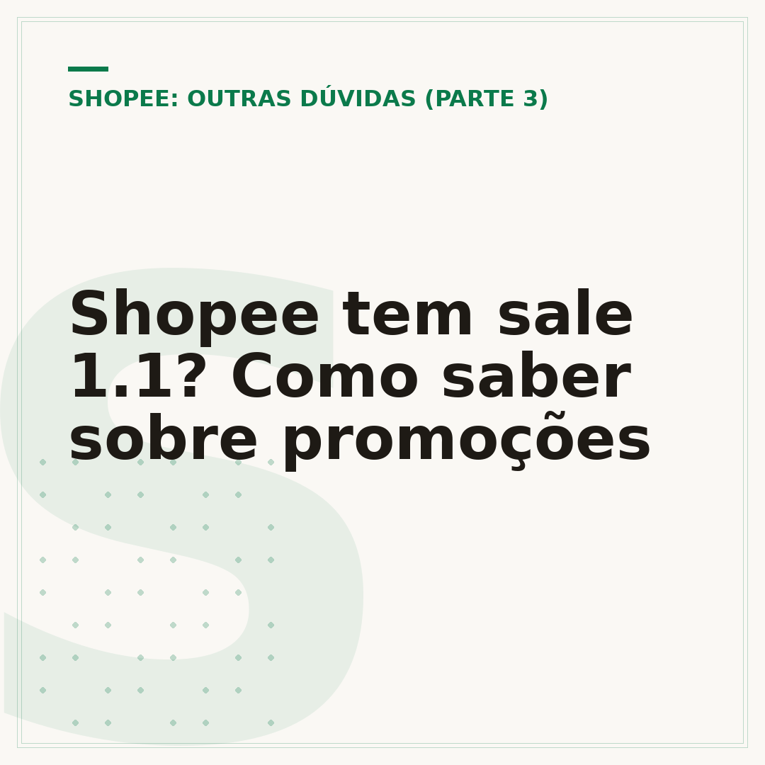 Shopee tem sale 1.1? Como saber sobre promoções