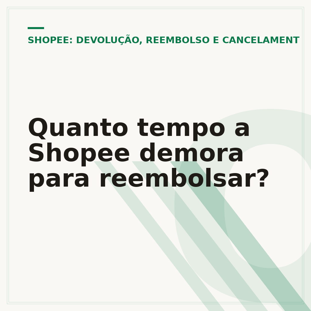 Quanto tempo a Shopee demora para reembolsar?