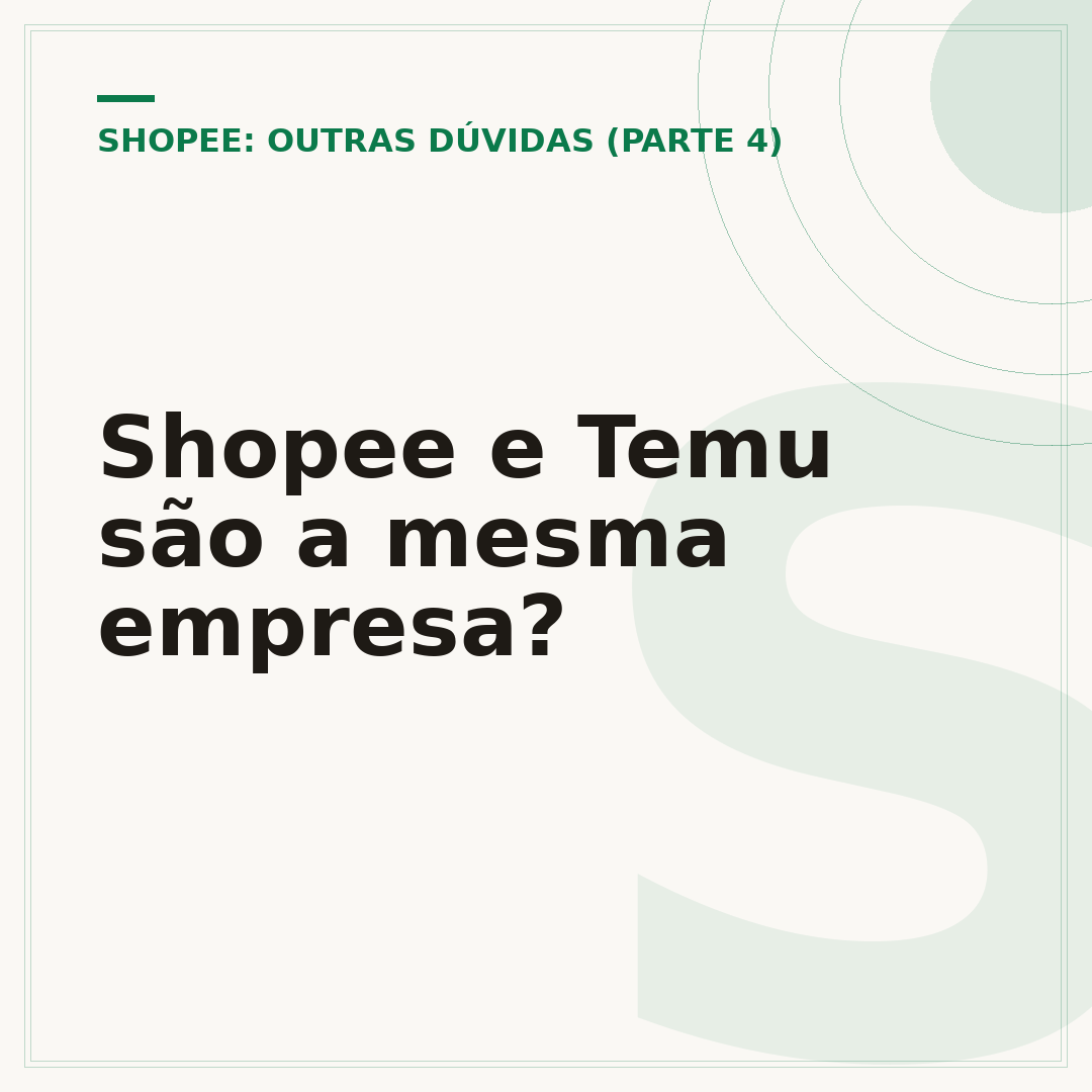 Shopee e Temu são a mesma empresa?