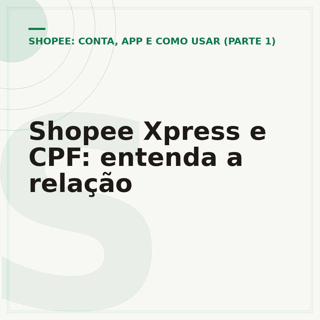 Shopee Xpress e CPF: entenda a relação