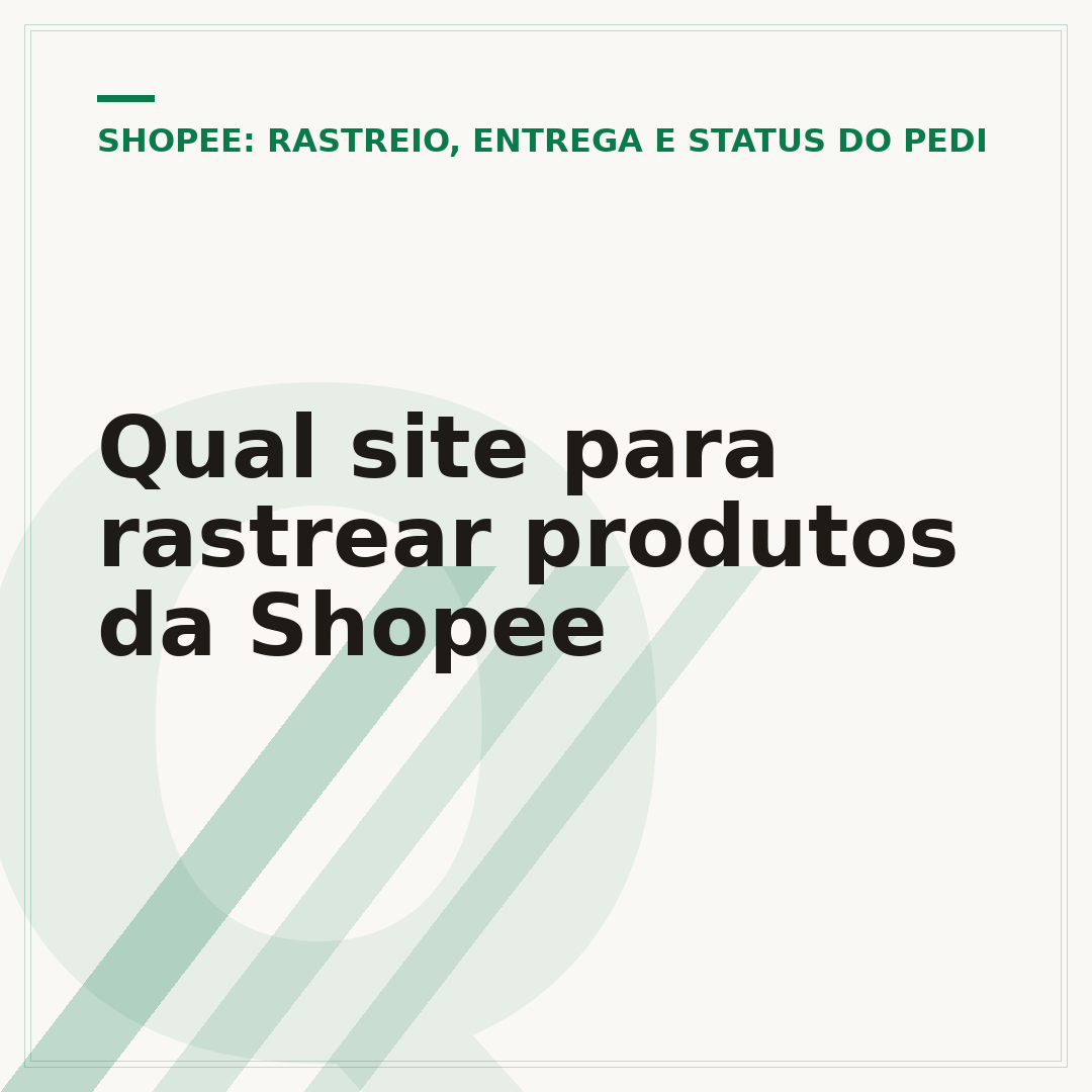 Qual site para rastrear produtos da Shopee