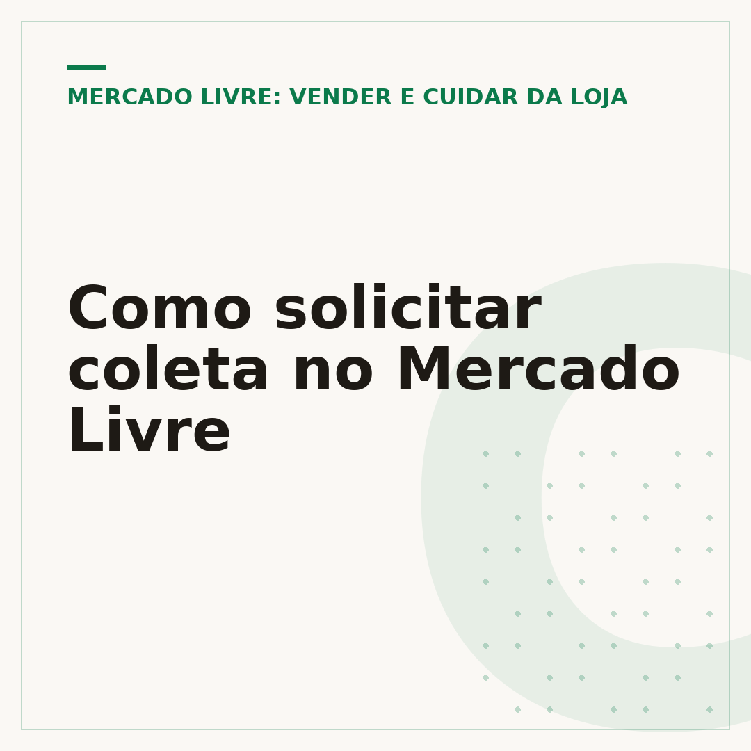 Como solicitar coleta no Mercado Livre