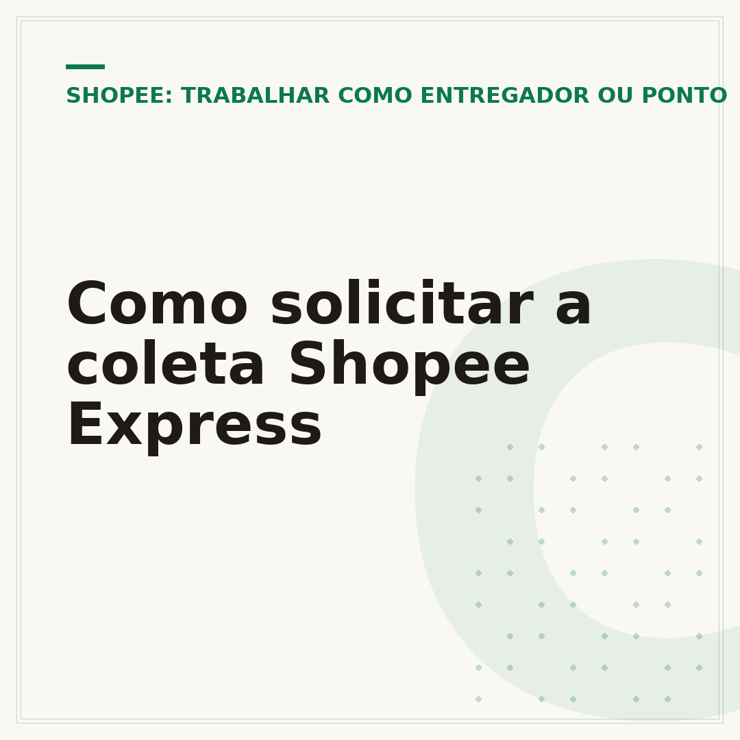 Como solicitar a coleta Shopee Express