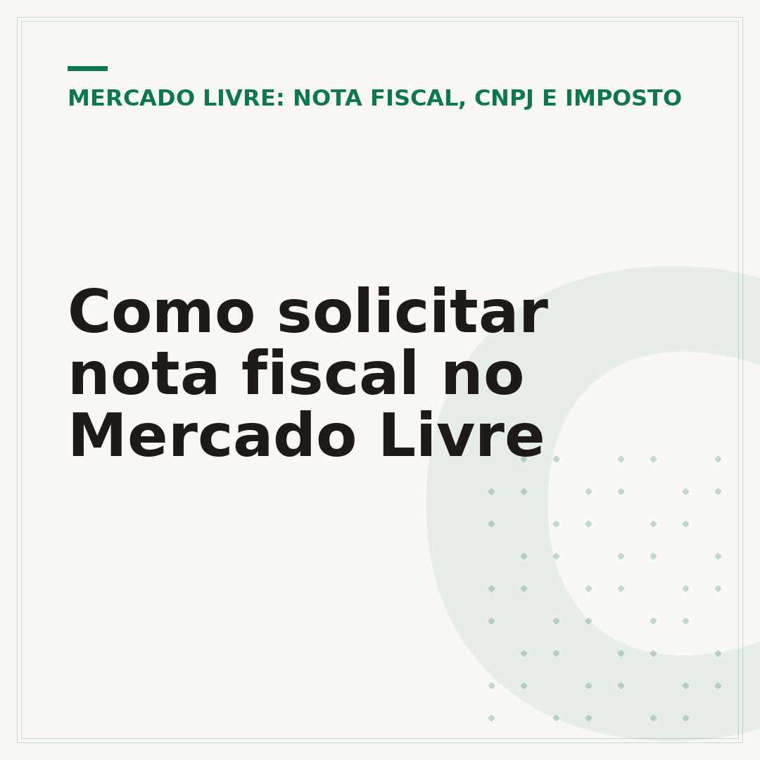 Como solicitar nota fiscal no Mercado Livre