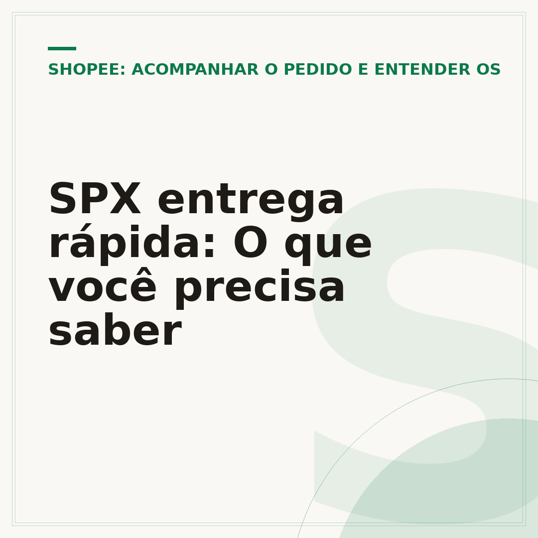 SPX entrega rápida: O que você precisa saber