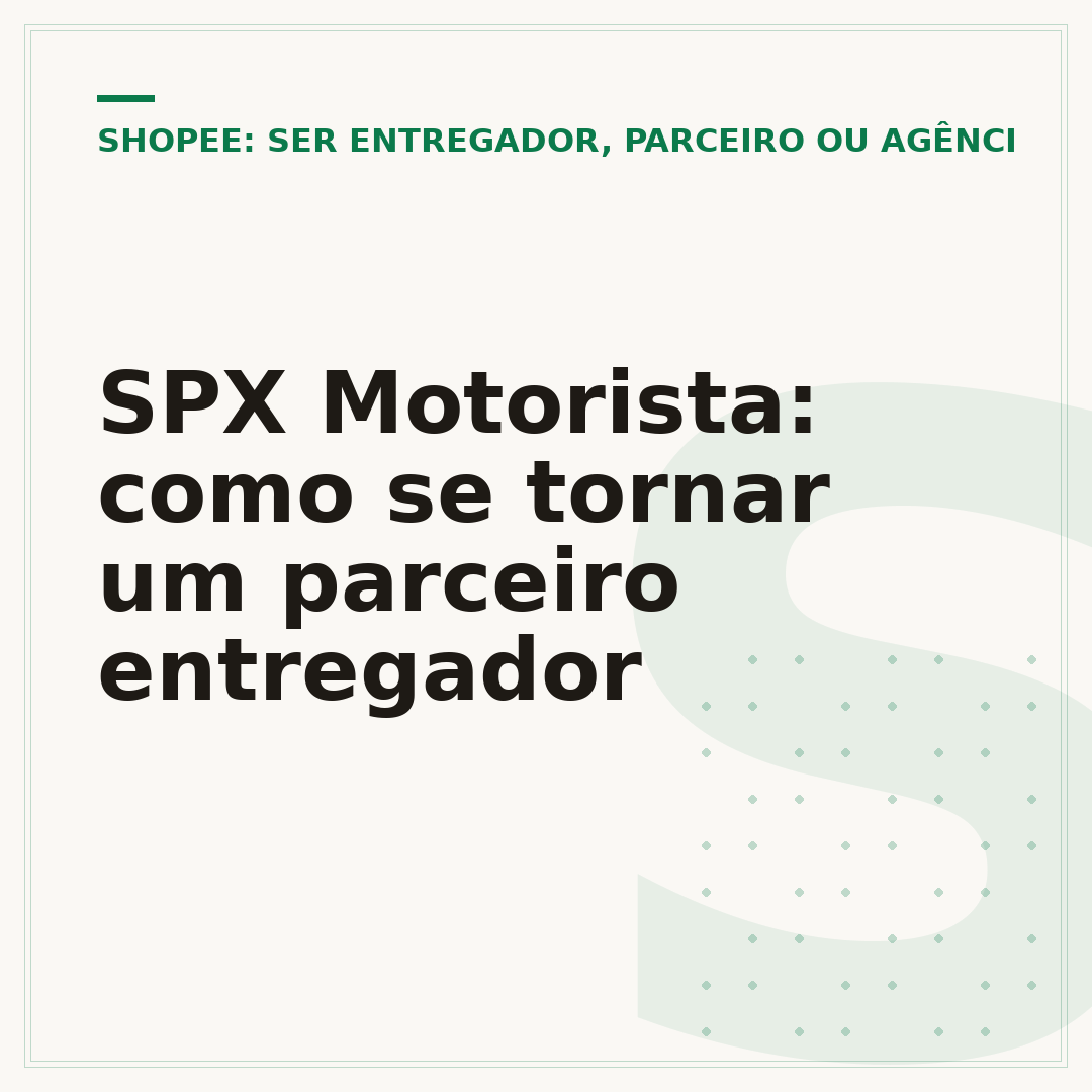 SPX Motorista: como se tornar um parceiro entregador