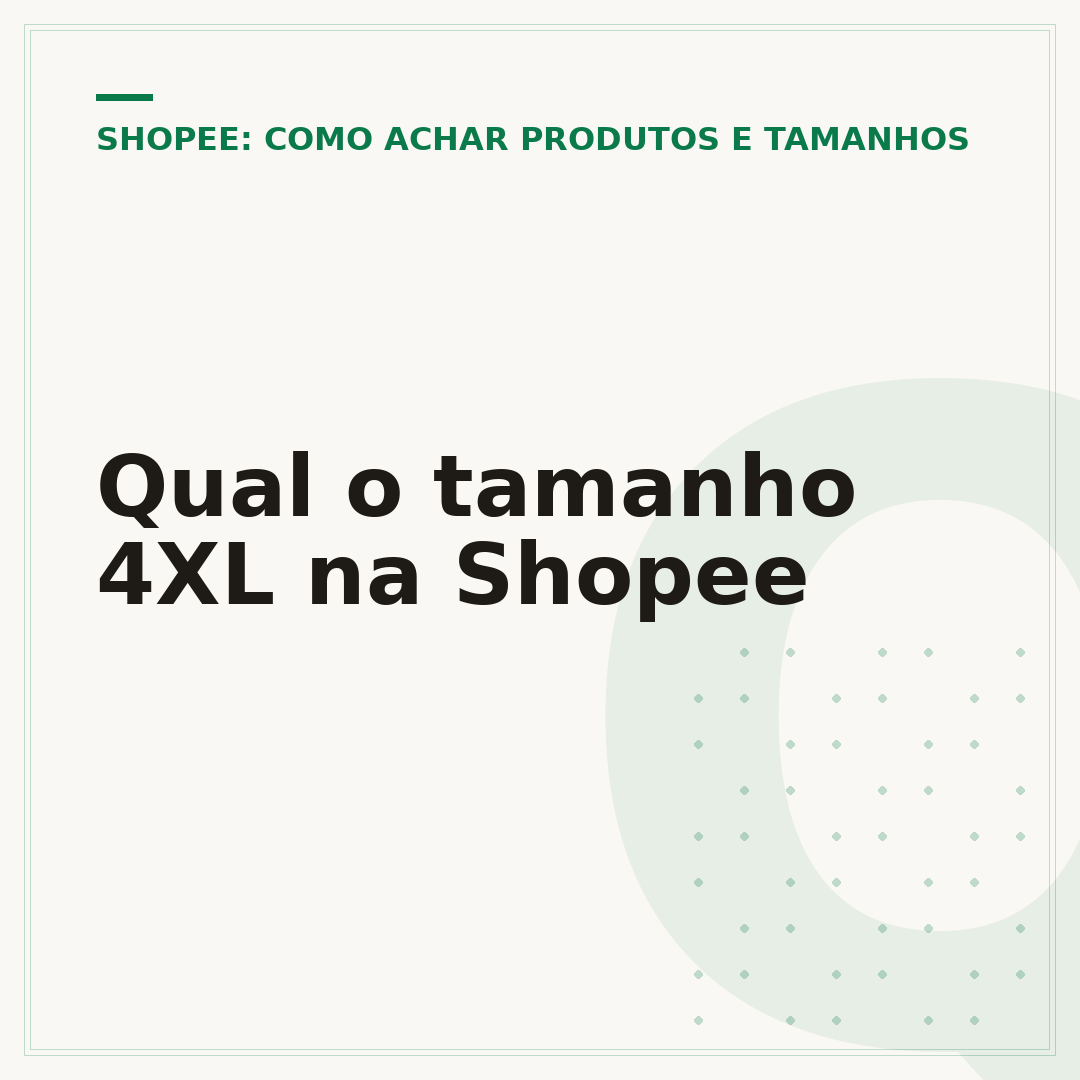 Qual o tamanho 4XL na Shopee