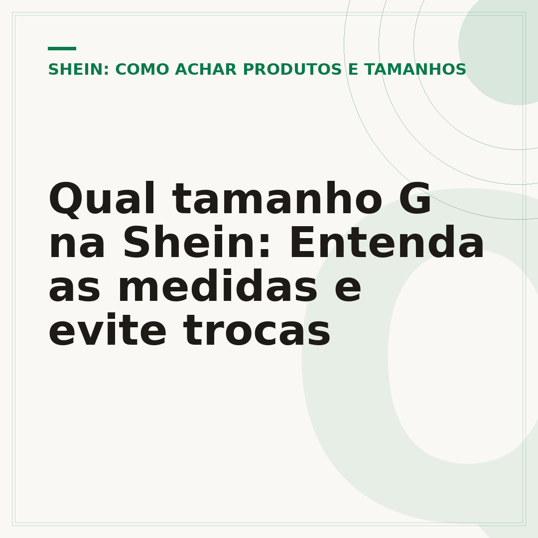 Qual tamanho G na Shein: Entenda as medidas e evite trocas