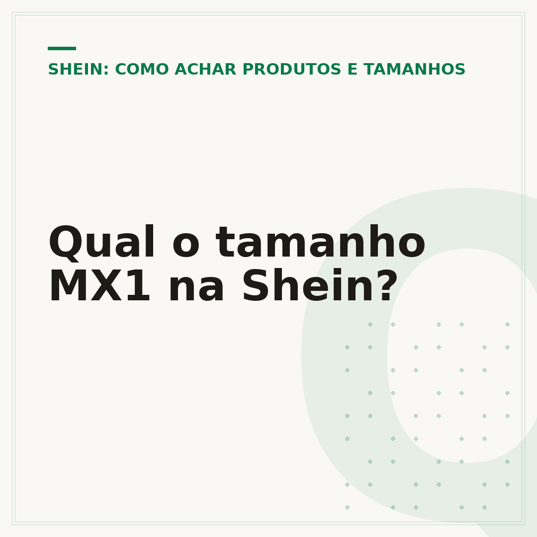 Qual o tamanho MX1 na Shein?