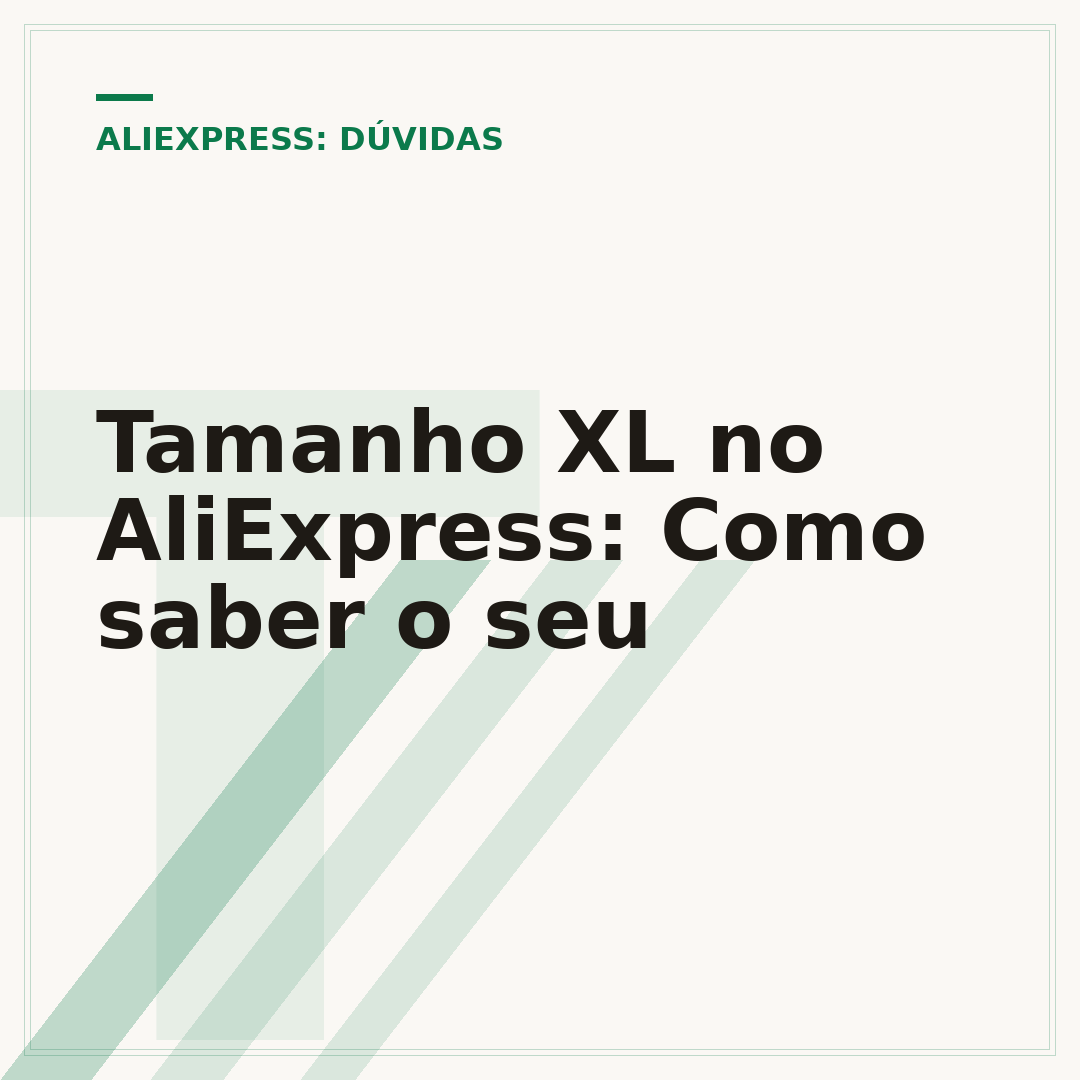 Tamanho XL no AliExpress: Como saber o seu