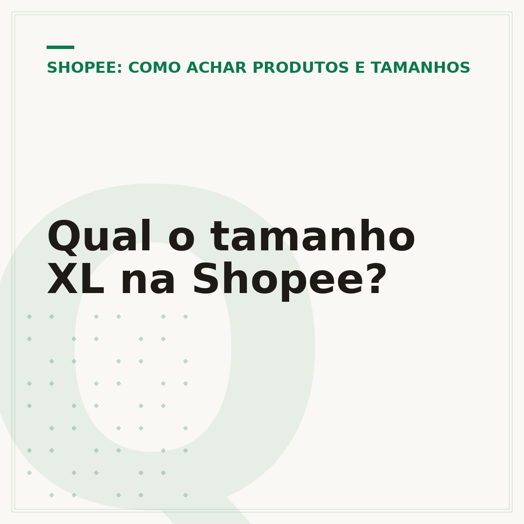 Qual o tamanho XL na Shopee?