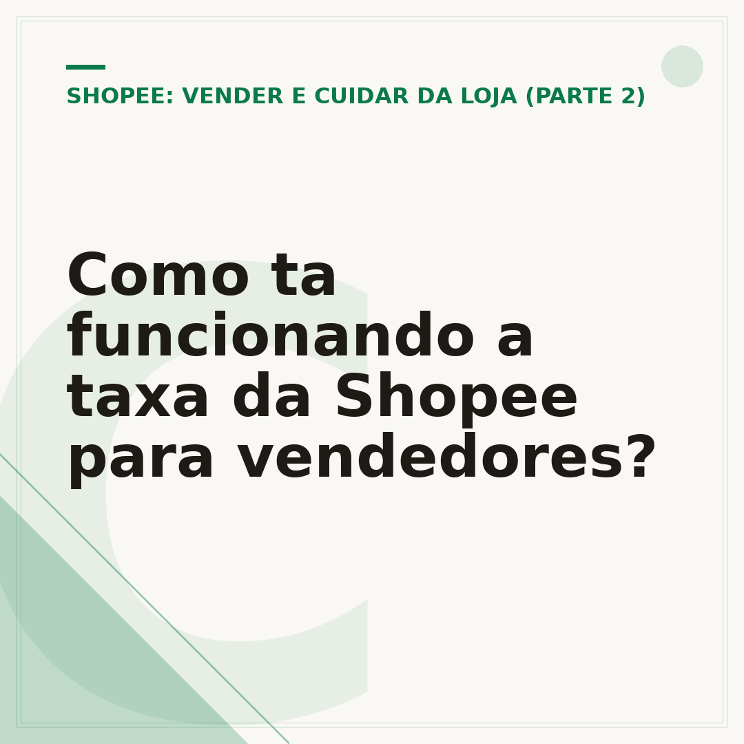 Como ta funcionando a taxa da Shopee para vendedores?