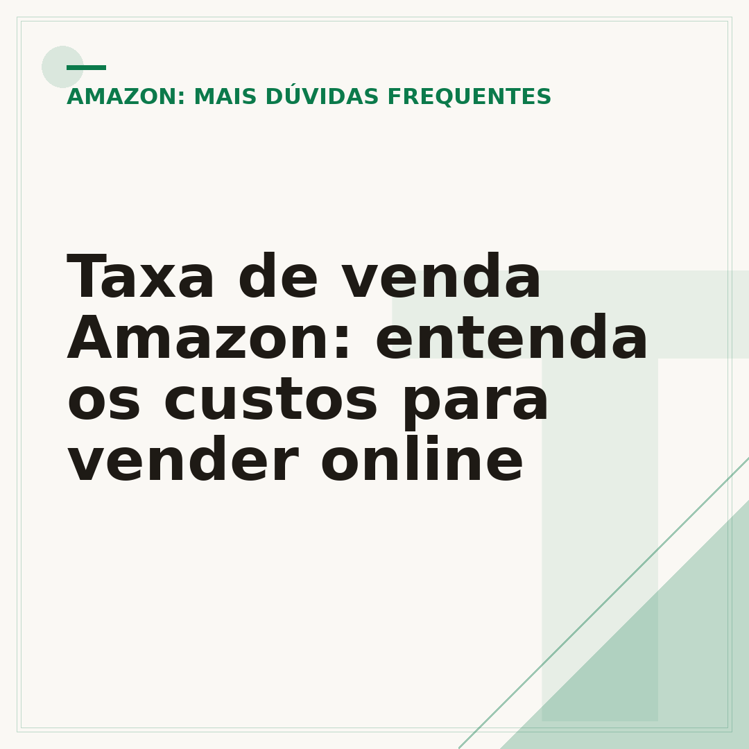 Taxa de venda Amazon: entenda os custos para vender online