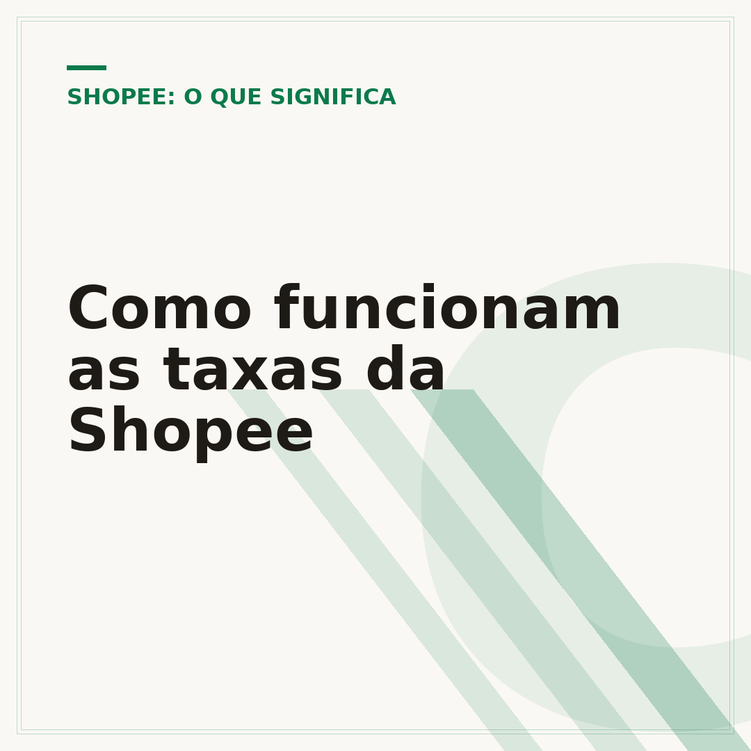 Como funcionam as taxas da Shopee