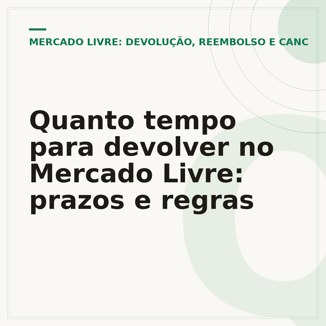 Quanto tempo para devolver no Mercado Livre: prazos e regras