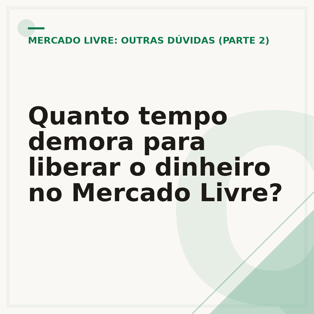 Quanto tempo demora para liberar o dinheiro no Mercado Livre?