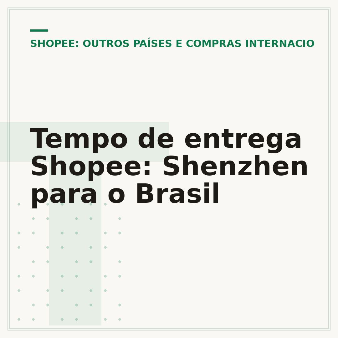 Tempo de entrega Shopee: Shenzhen para o Brasil