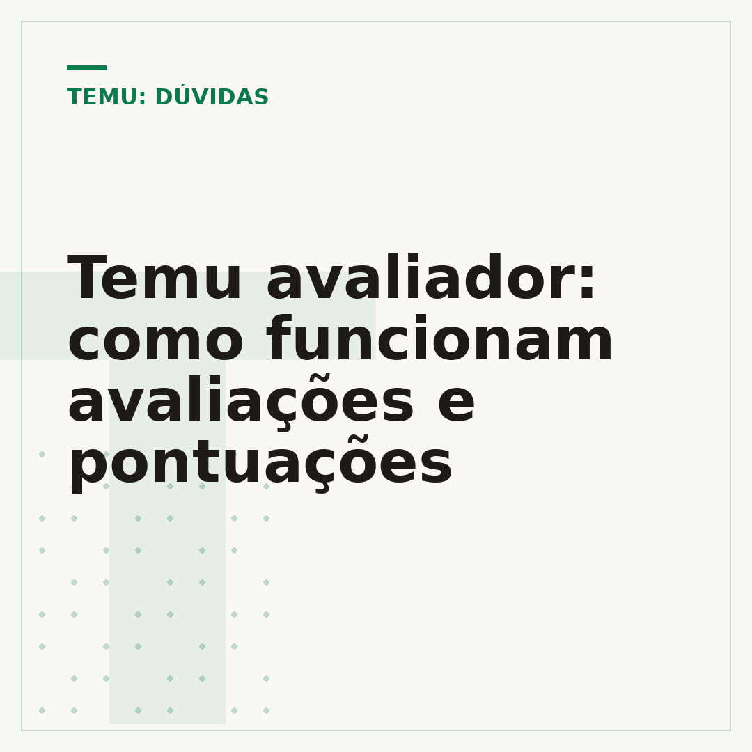 Temu avaliador: como funcionam avaliações e pontuações