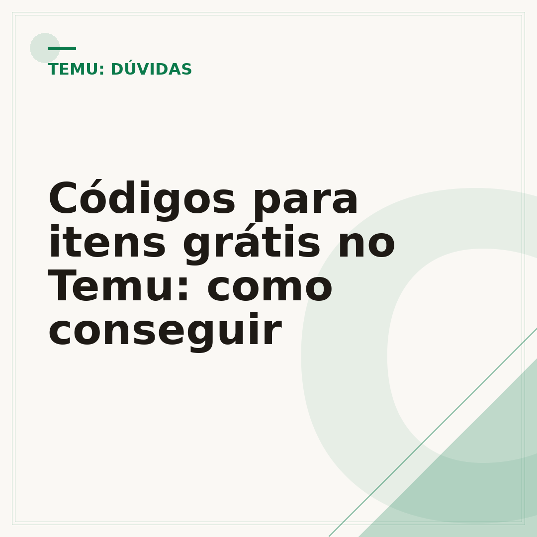 Códigos para itens grátis no Temu: como conseguir