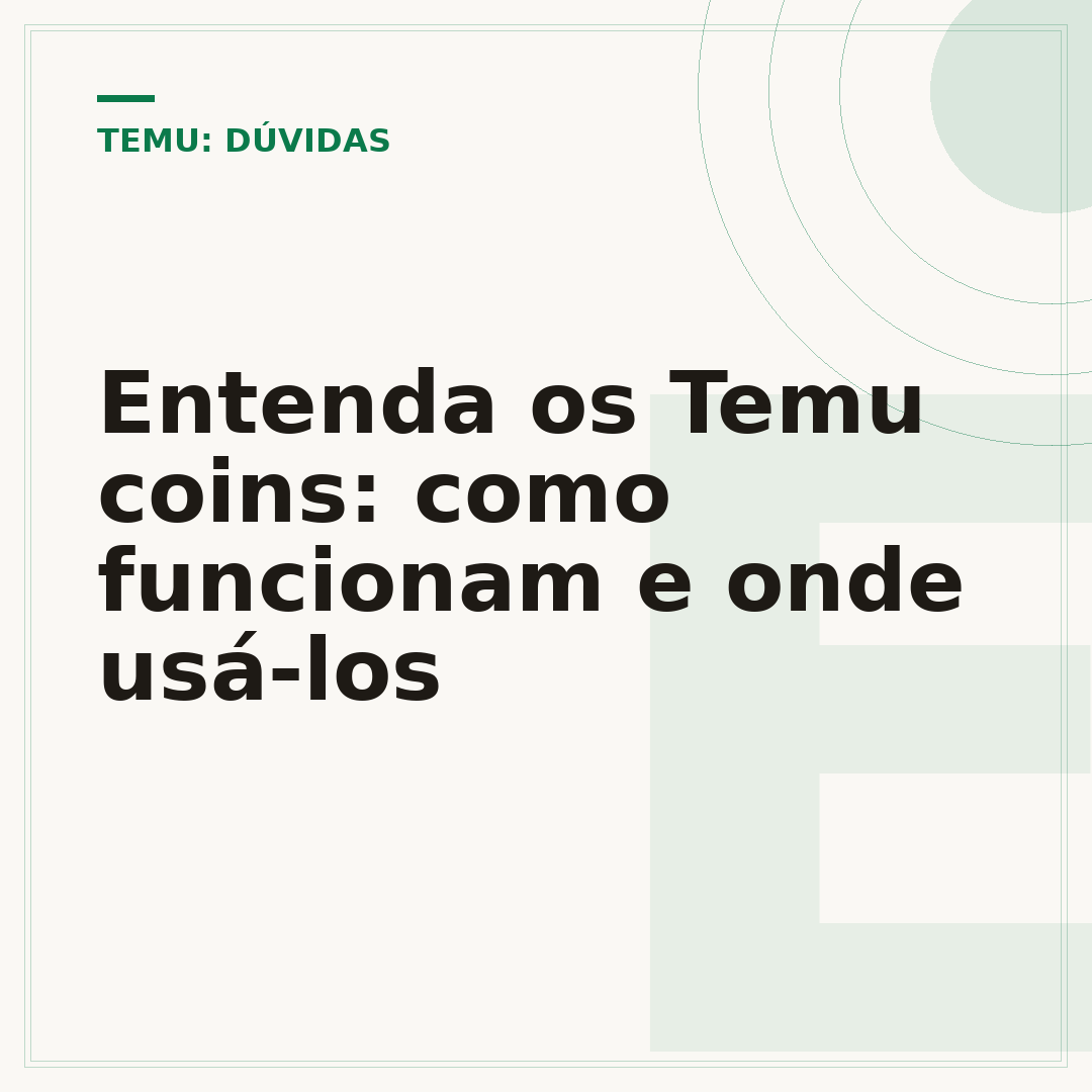 Entenda os Temu coins: como funcionam e onde usá-los
