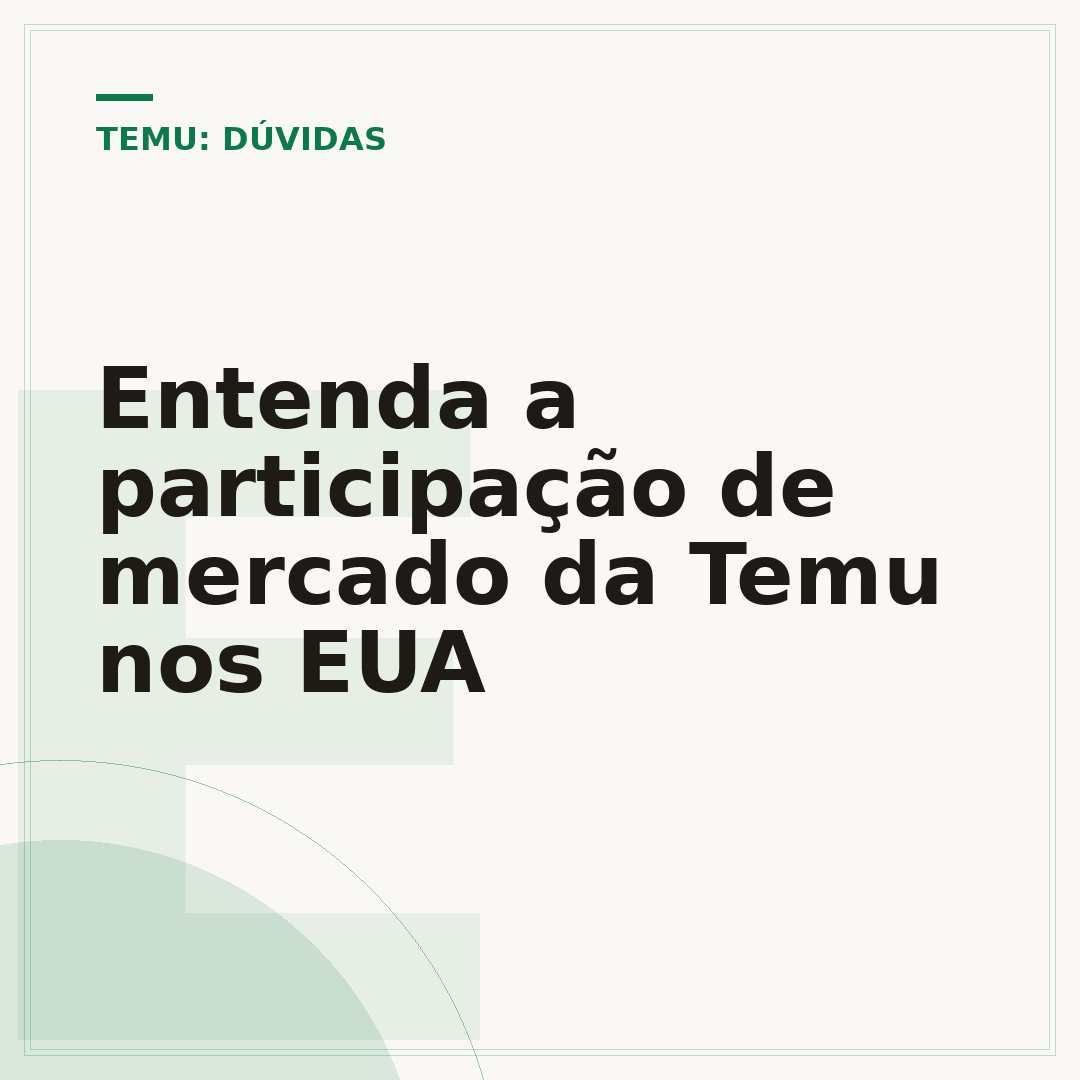Entenda a participação de mercado da Temu nos EUA