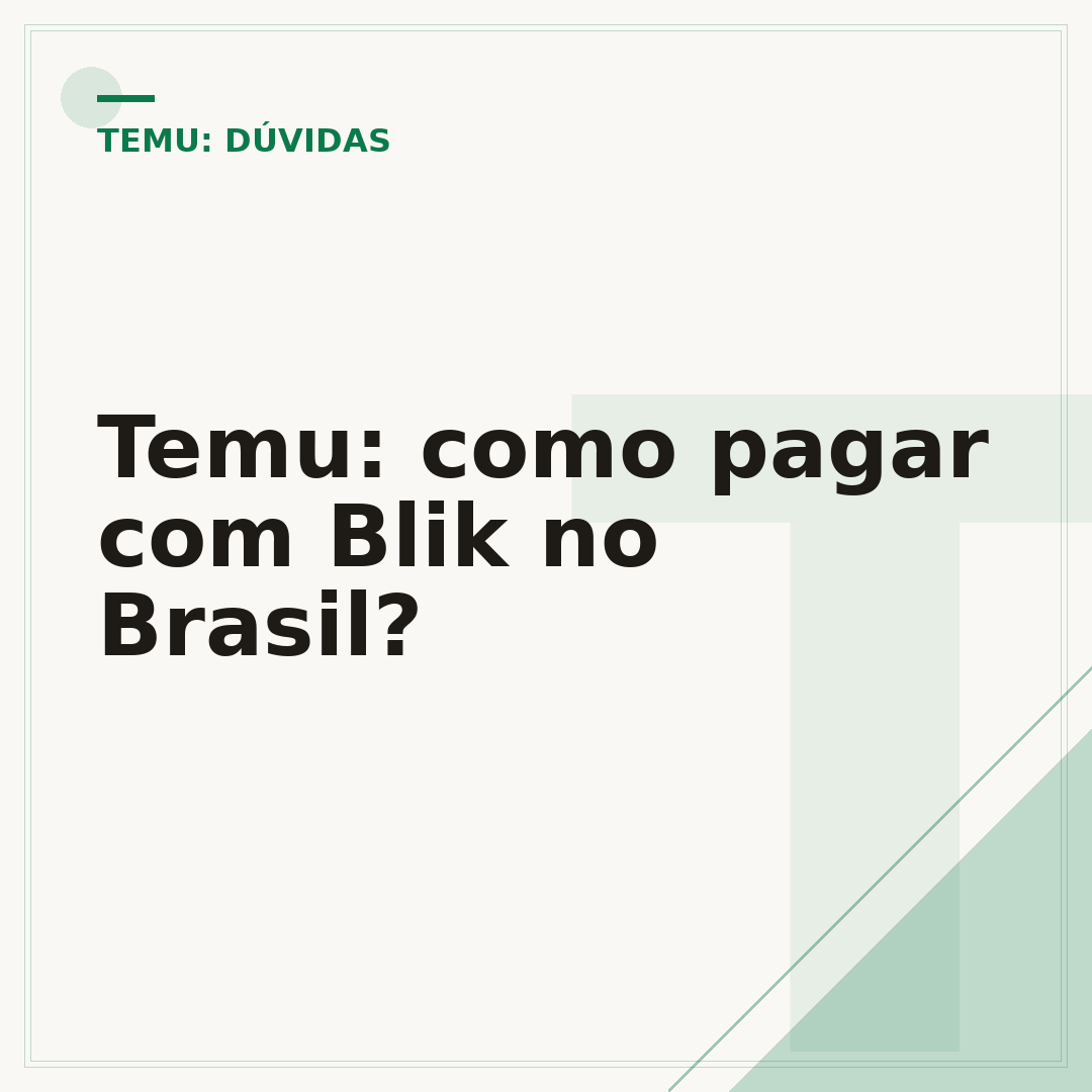 Temu: como pagar com Blik no Brasil?